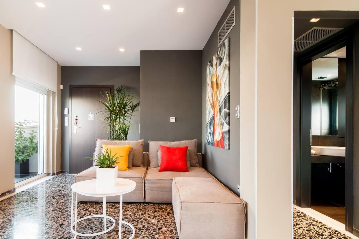 Ma Maison Nο 1, Penthouse, Acropolis And Lycabettus View, Ultra High Speed Internet 300 Mbps, 15' To Acropolis By Metro, 1' From Metro Station Ateny Zewnętrze zdjęcie